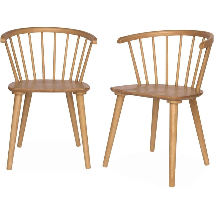 Chaises Bois Hévéa Incurvé | Prisme - Designix Chaises