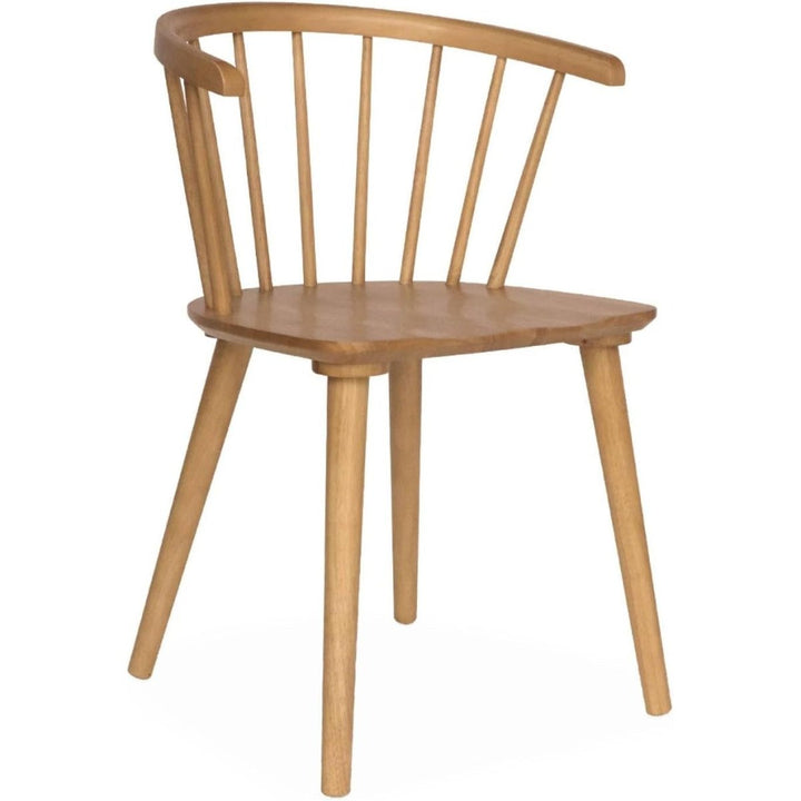 Chaises Bois Hévéa Incurvé | Prisme - Designix Chaises