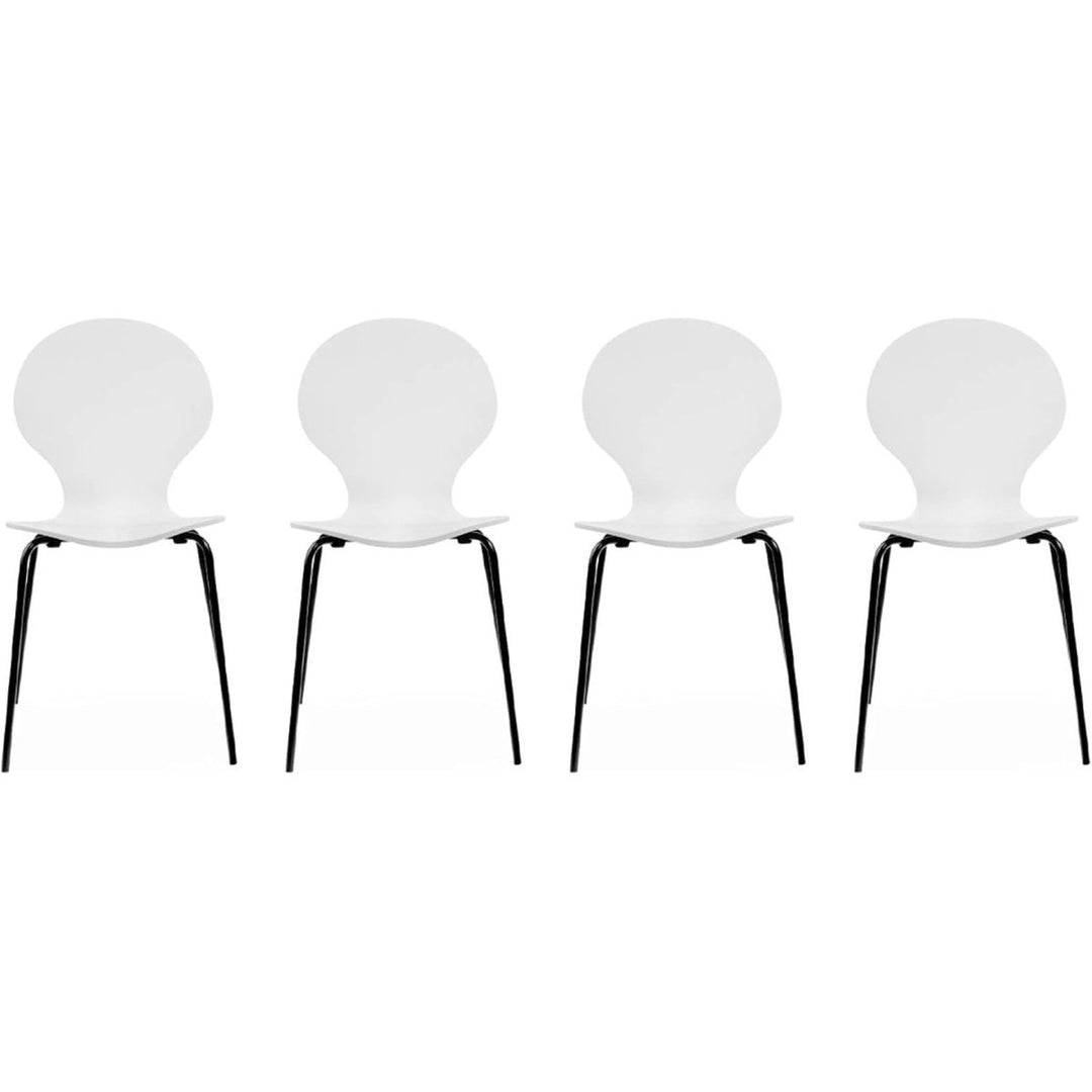 Chaises Bois Hévéa Moderne | Ocre - Designix Chaises