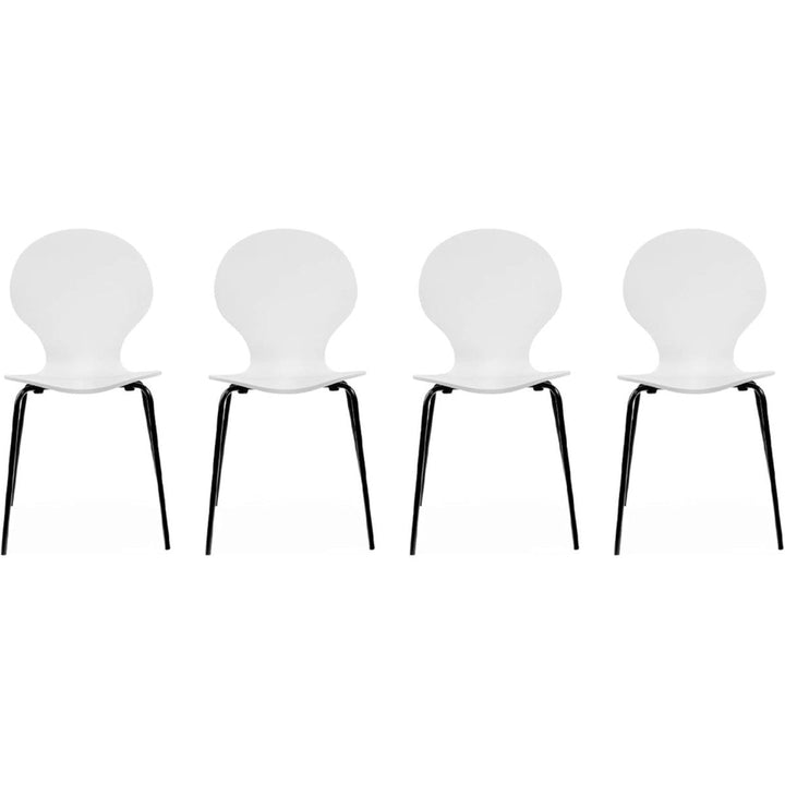 Chaises Bois Hévéa Moderne | Ocre - Designix Chaises
