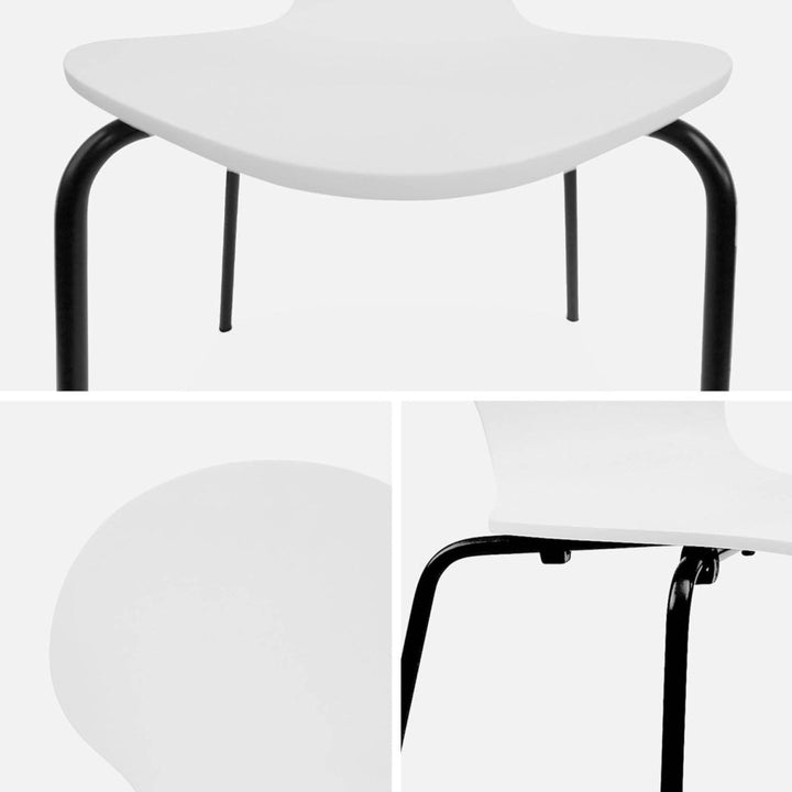 Chaises Bois Hévéa Moderne | Ocre - Designix Chaises