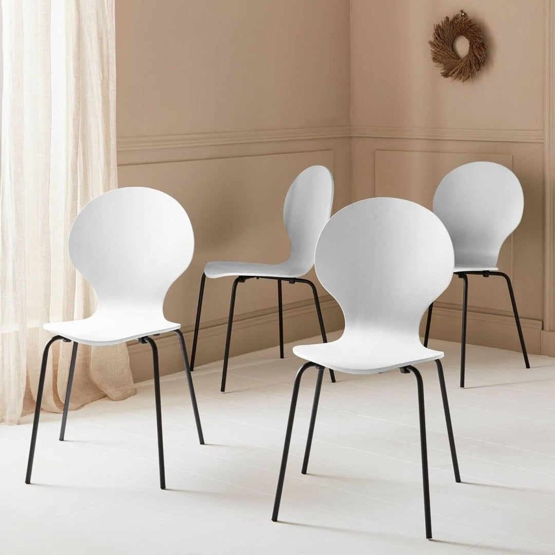 Chaises Bois Hévéa Moderne | Ocre - Designix Chaises