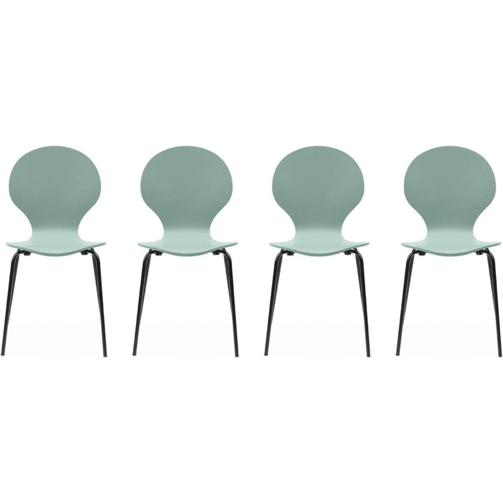 Chaises Bois Métal Minimaliste | Sable - Designix Chaises