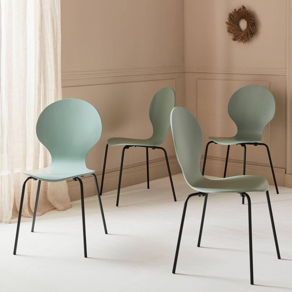 Chaises Bois Métal Minimaliste | Sable - Designix Chaises