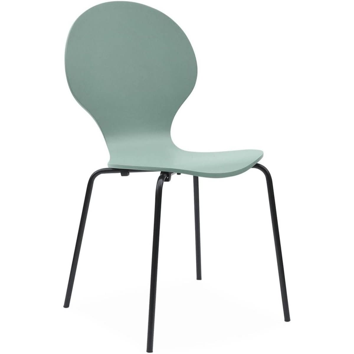 Chaises Bois Métal Minimaliste | Sable - Designix Chaises