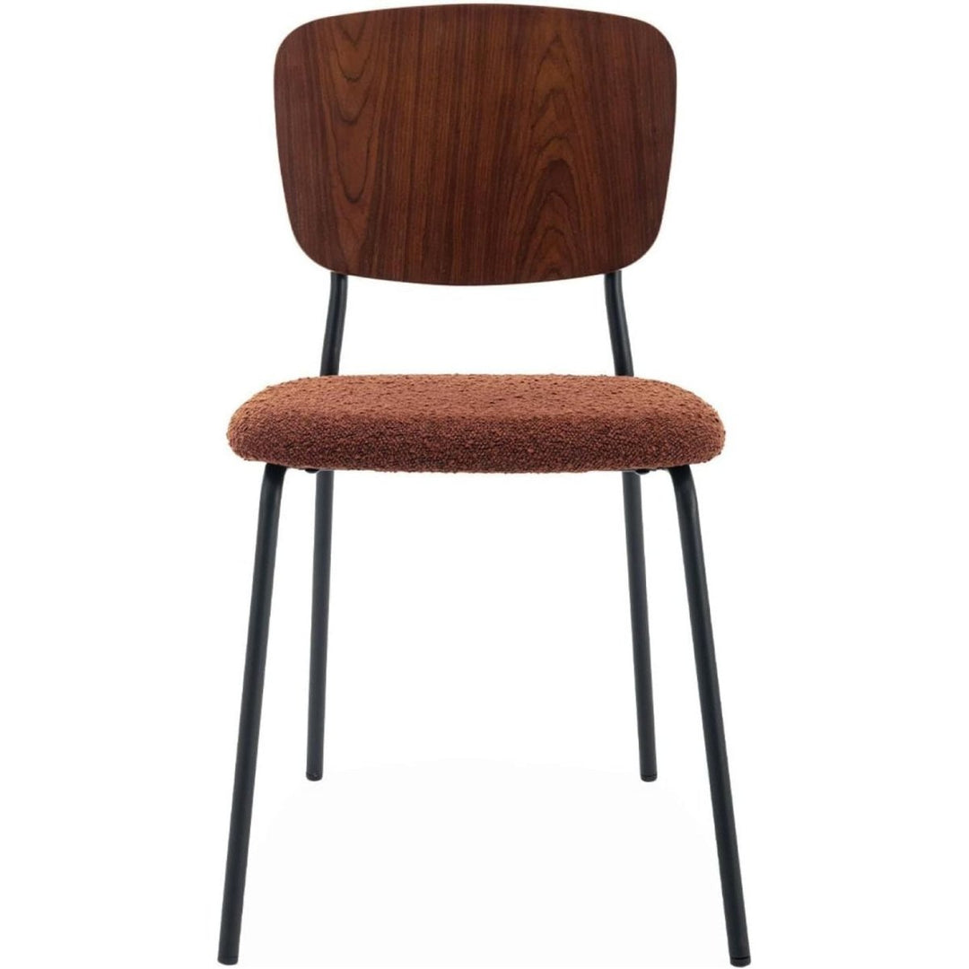 Chaises Bouclette Peuplier Noir | Sable - Designix Chaises