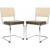 Chaises Cantilever Kaki Rétro | Kube