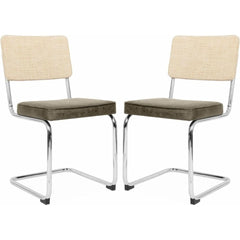 Chaises Cantilever Kaki Rétro | Kube