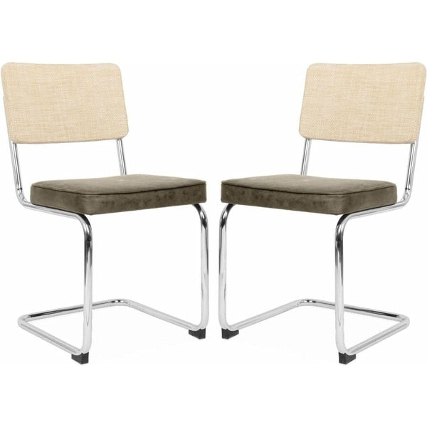 Chaises Cantilever Kaki Rétro | Kube