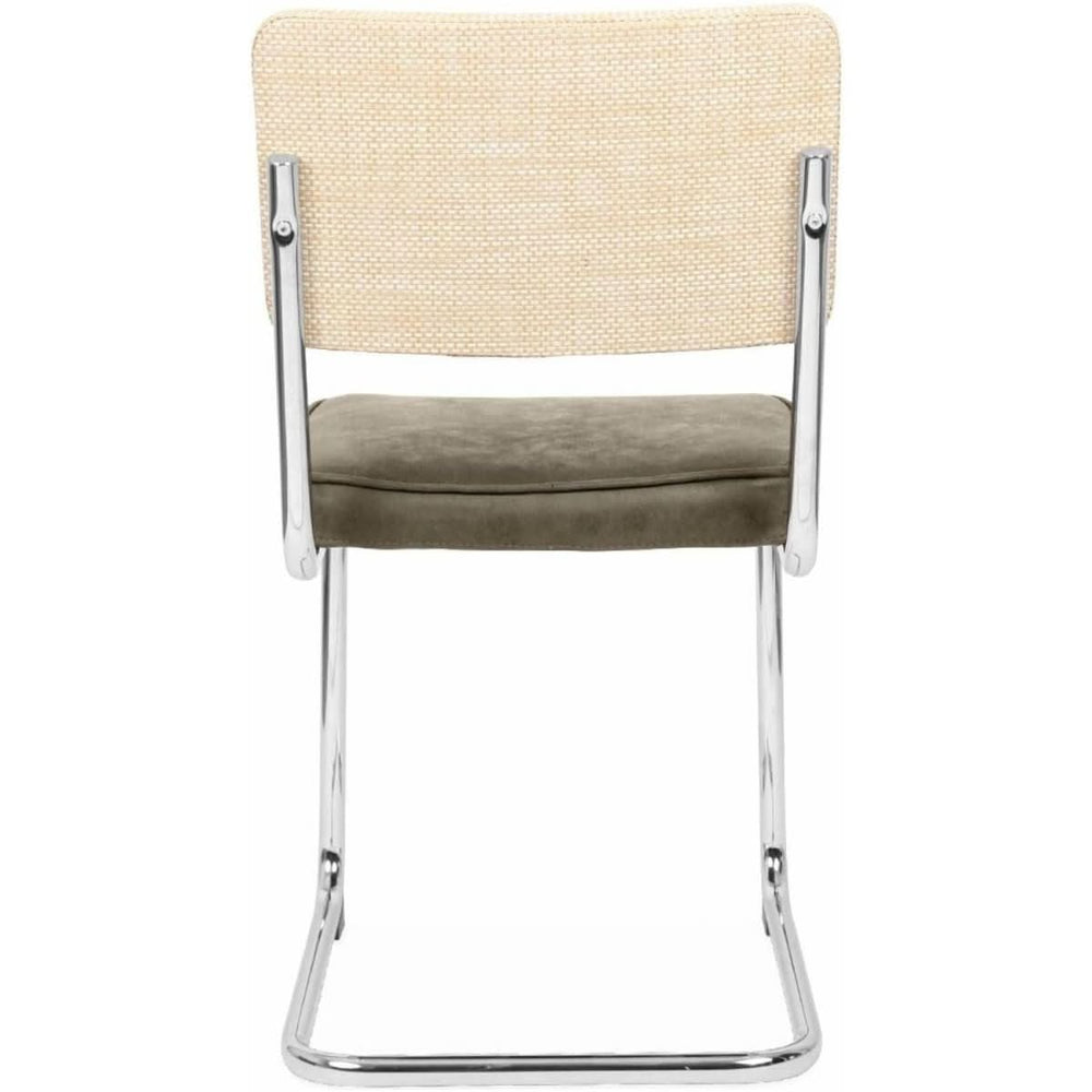 Chaises Cantilever Kaki Rétro | Kube - Designix Chaises