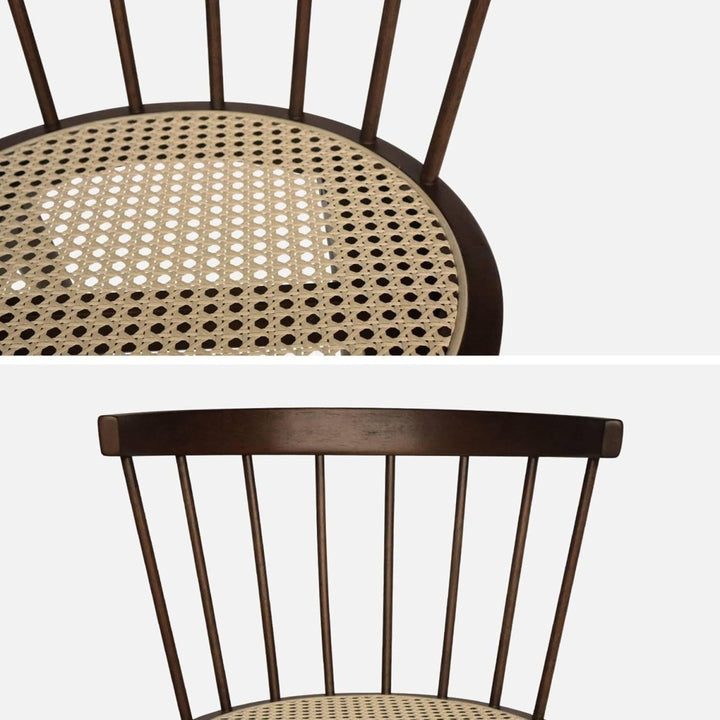 Chaises Noyer Bois Cannage | Élixir - Designix Chaises