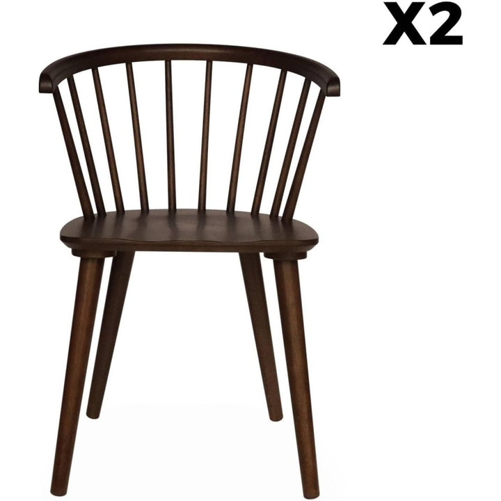 Chaises Noyer Bois Confort | Calme - Designix Chaises