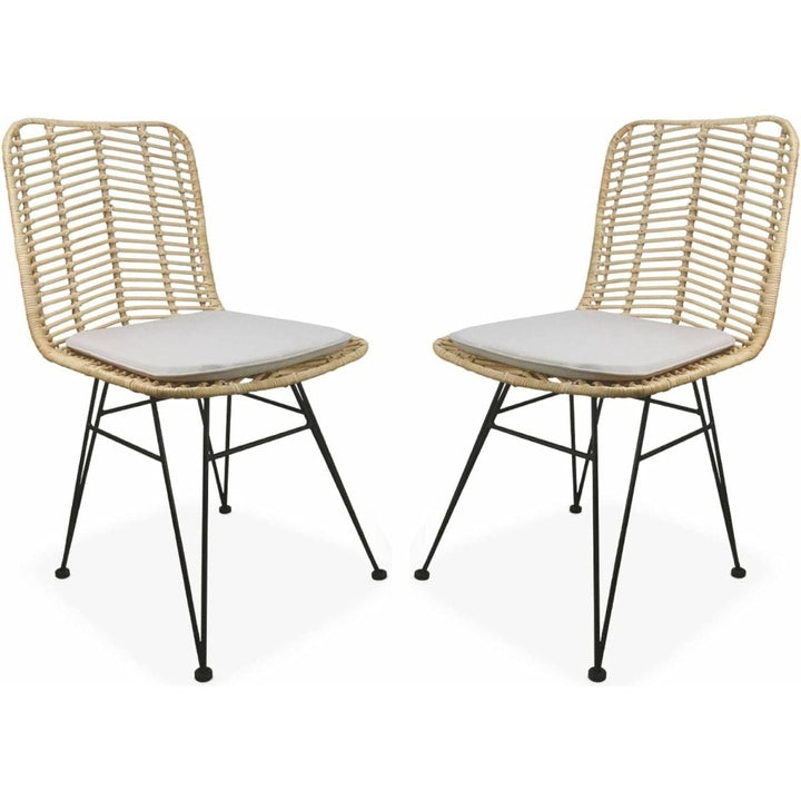 Chaises Rotin Métal Déhoussables | Fable - Designix Chaises