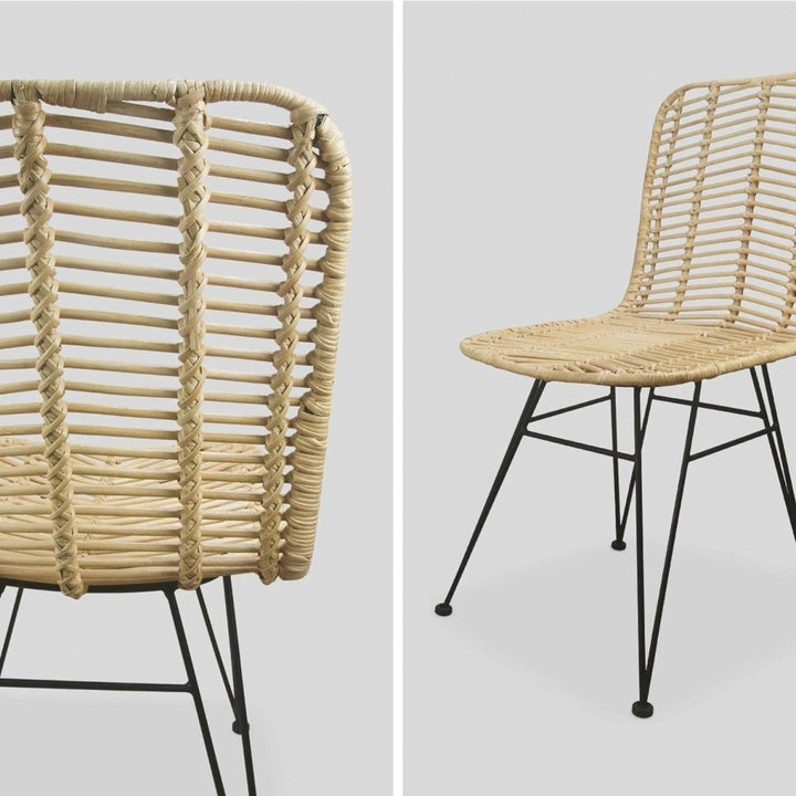 Chaises Rotin Métal Déhoussables | Fable - Designix Chaises