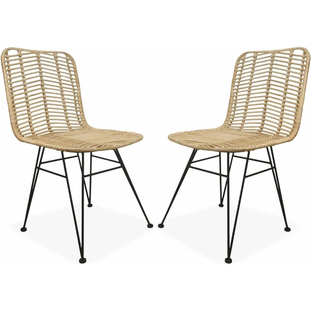 Chaises Rotin Métal Déhoussables | Fable - Designix Chaises