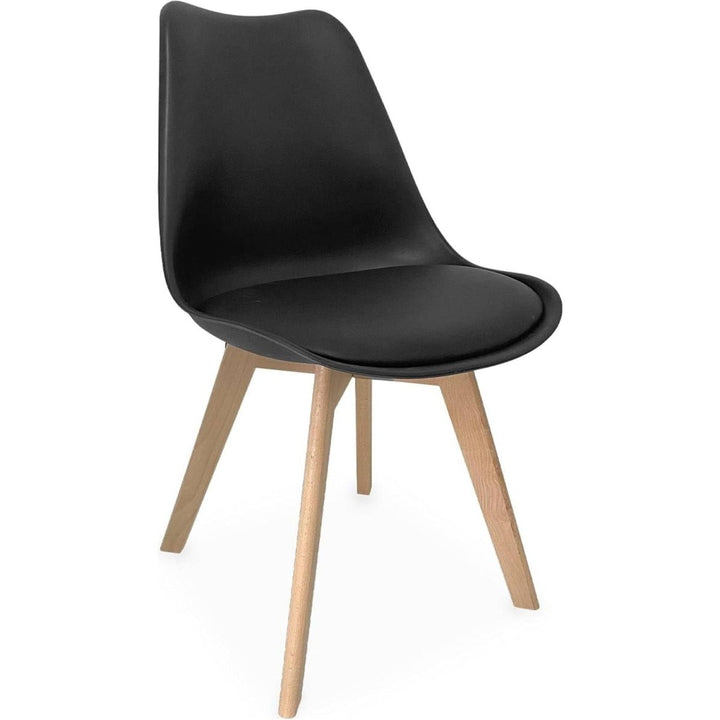 Chaises Scandinaves Pieds Bois | Granit - Designix Chaises