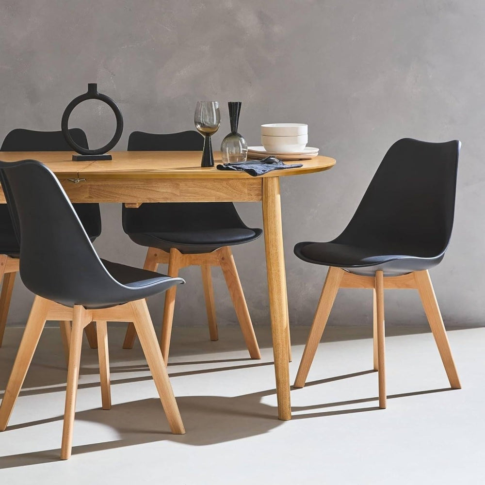 Chaises Scandinaves Pieds Hêtre | Feu - Designix Chaises