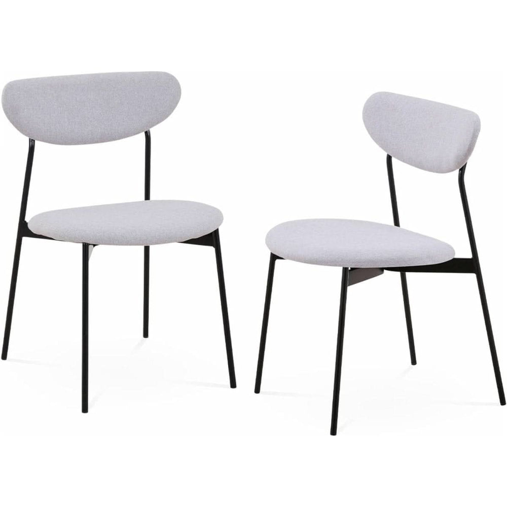Chaises Scandinaves Retro Grises | Kinetic - Designix Chaises