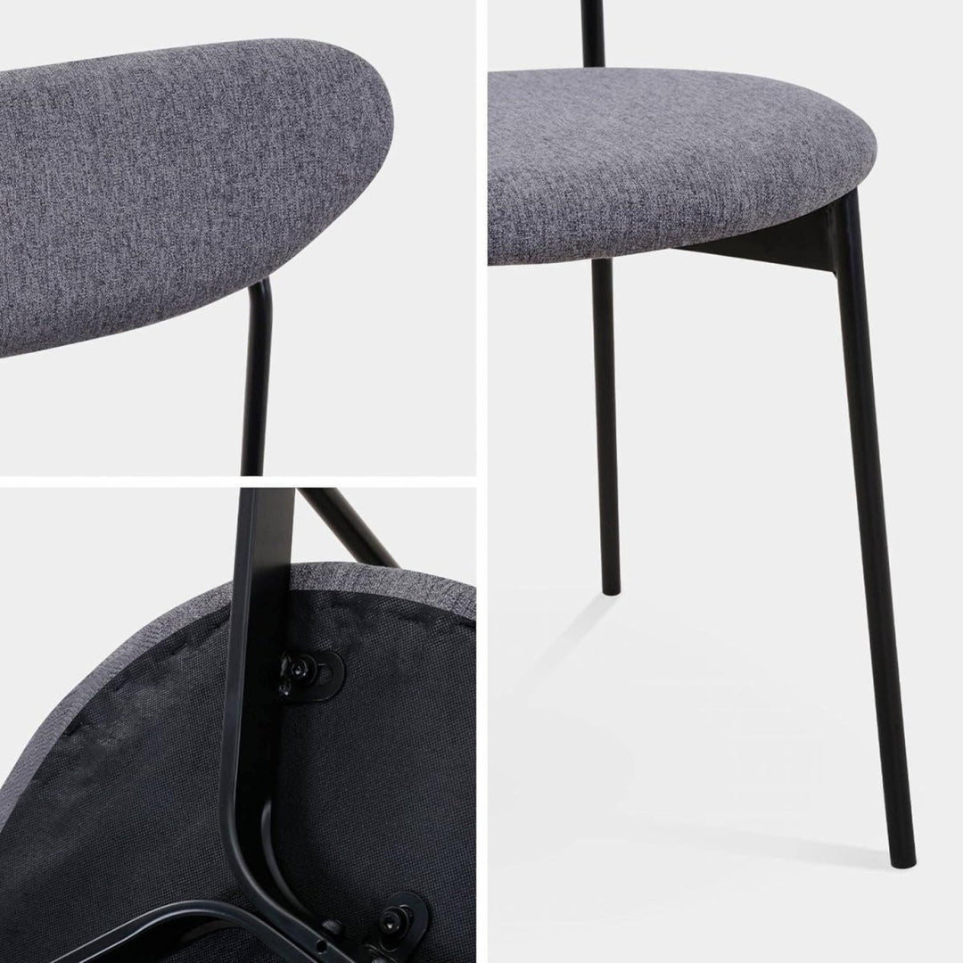 Chaises Scandinaves Vintage Gris | Horizon - Designix Chaises