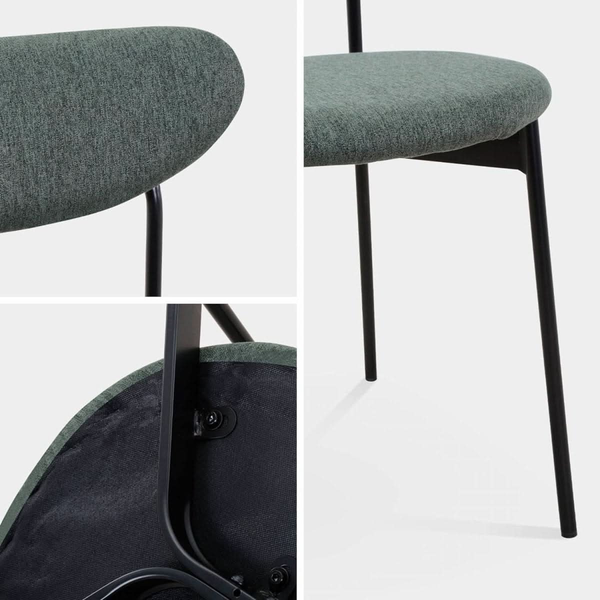 Chaises Scandinaves Vintage Vertes | Opale - Designix Chaises