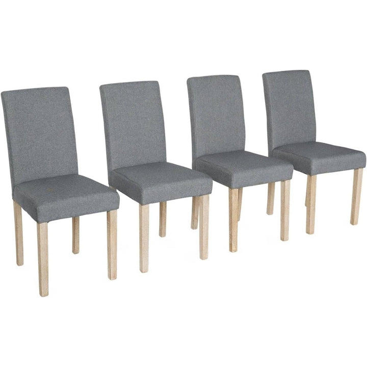 Chaises Tissu Bois Gris | Perle - Designix Chaises