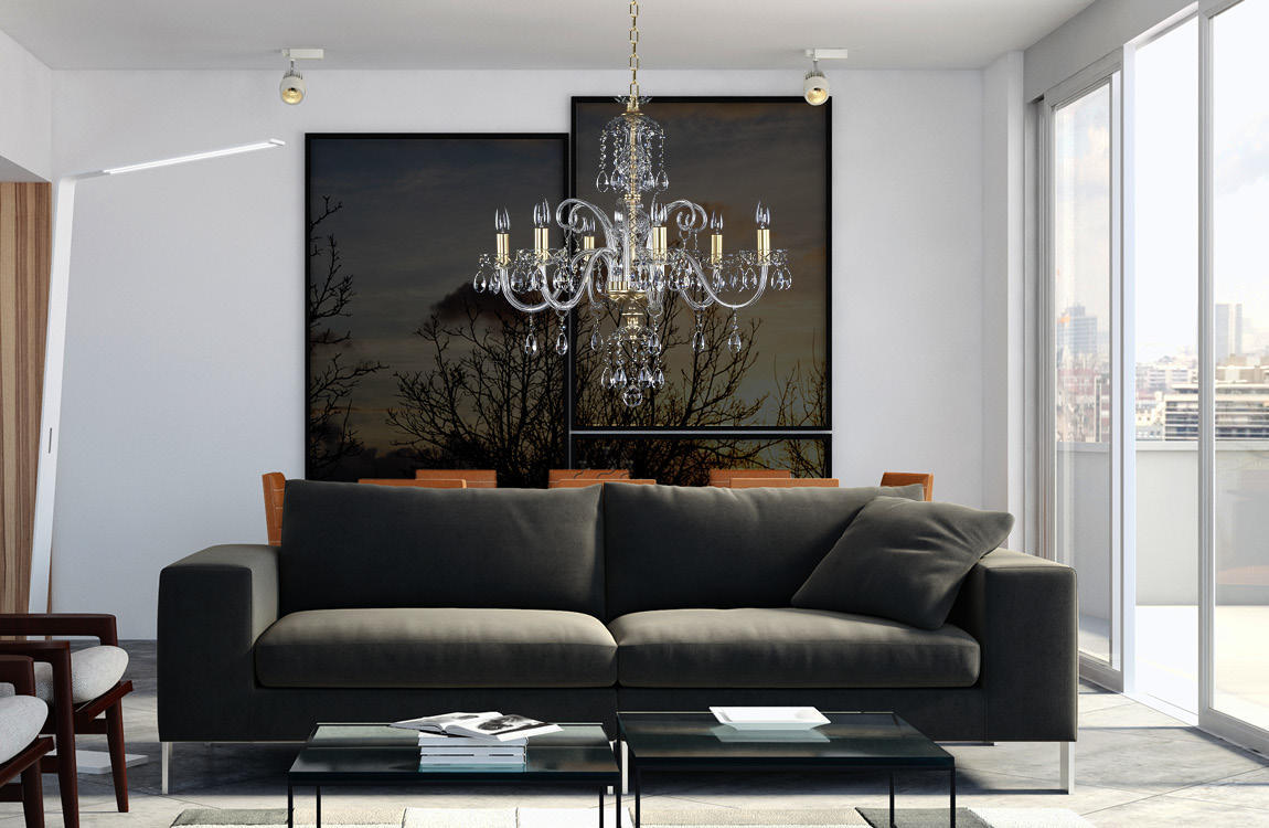 Lustre en cristal moderne ATCH06K