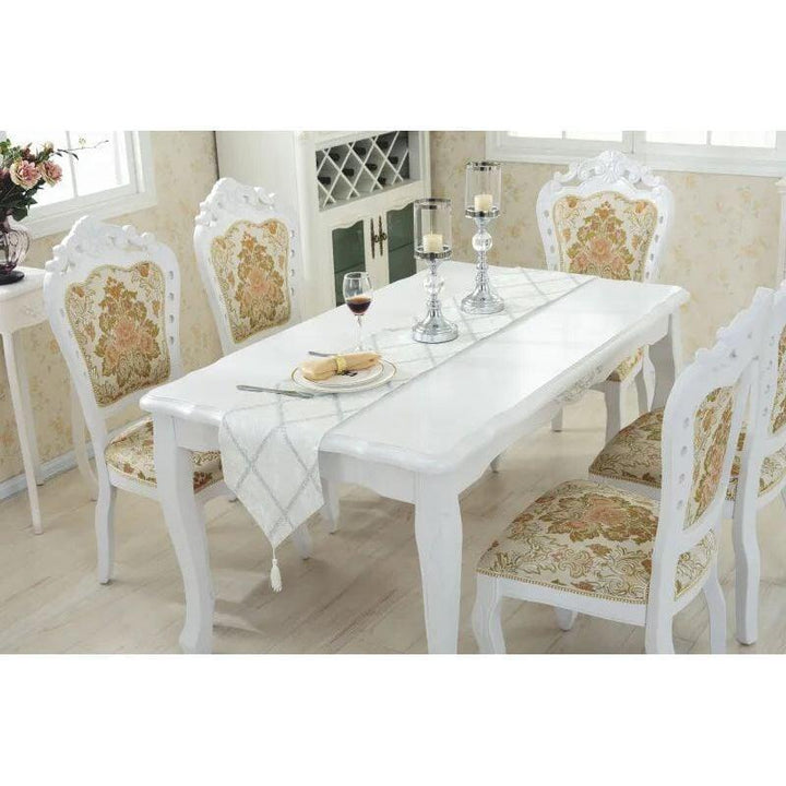 Chemins Table Mariage Imprimés | Baco - Designix Chemin de table Rouge 28x180cm