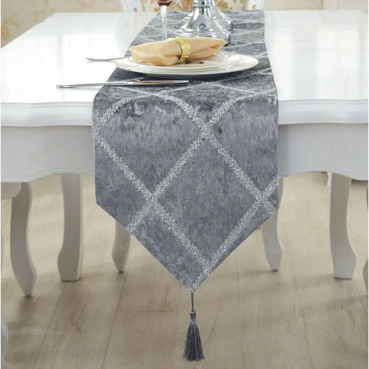 Chemins Table Mariage Imprimés | Baco - Designix Chemin de table Rouge 28x180cm