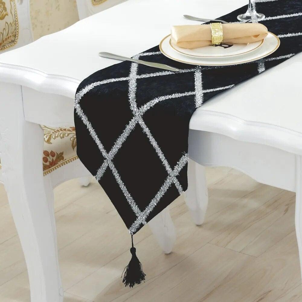 Chemins Table Mariage Imprimés | Baco - Designix Chemin de table Rouge 28x180cm