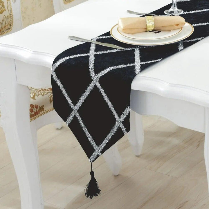 Chemins Table Mariage Imprimés | Baco - Designix Chemin de table Rouge 28x180cm