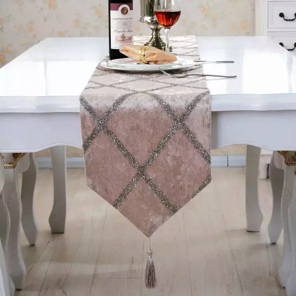 Chemins Table Mariage Imprimés | Baco - Designix Chemin de table Rouge 28x180cm