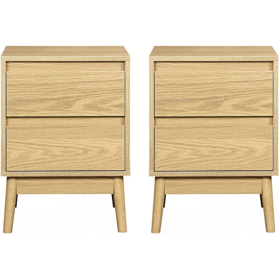 Chevet Scandinave Bois Tiroirs | Galaxie - Designix Table de Nuit