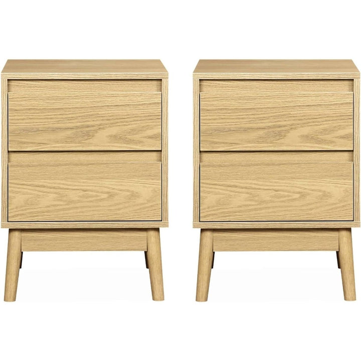 Chevet Scandinave Bois Tiroirs | Galaxie - Designix Table de Nuit