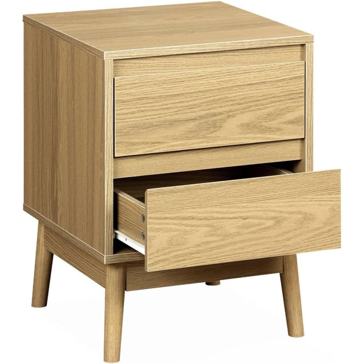 Chevet Scandinave Bois Tiroirs | Galaxie - Designix Table de Nuit