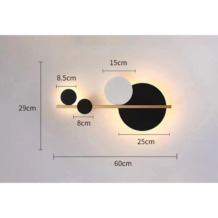 Circle Applique LED Nordique | Ela - Designix Applique Murale Petit