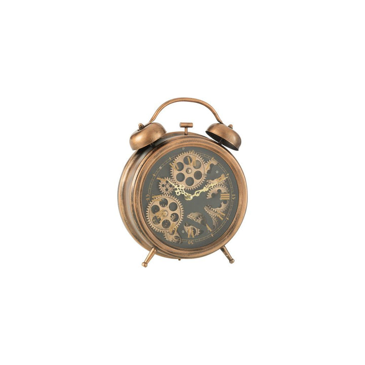 Réveil Horloge Cuivre Romains | Designix -     - https://designix.fr