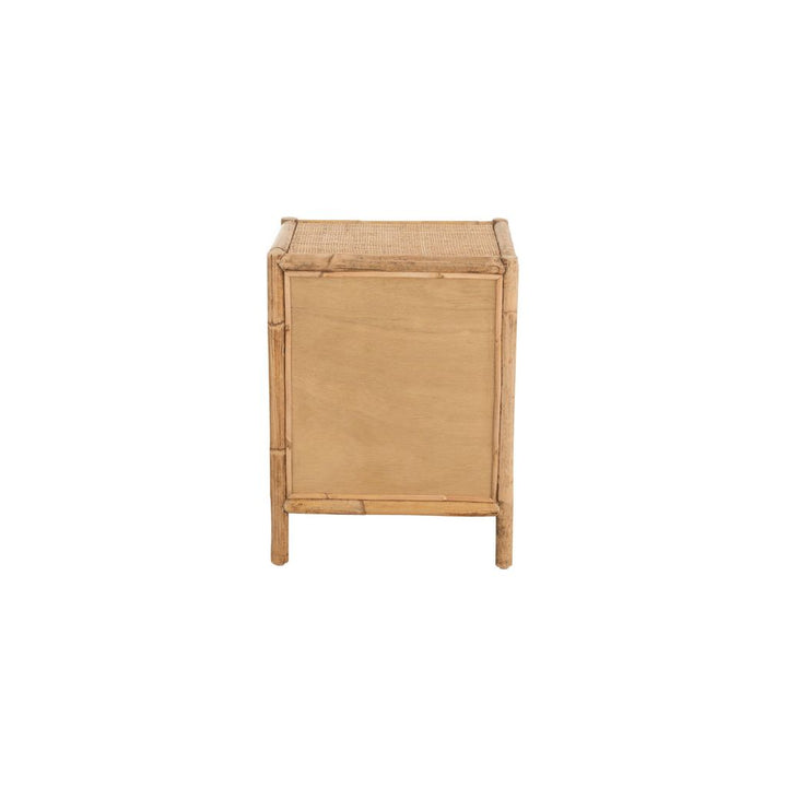 Placard Ozara 1 porte en rotin naturel | Designix -     - https://designix.fr