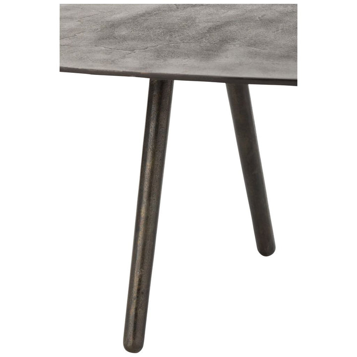 Table basse en aluminium/fer noir de grande taille | Designix -     - https://designix.fr