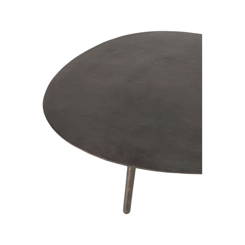 Table basse en aluminium/fer noir de grande taille | Designix -     - https://designix.fr