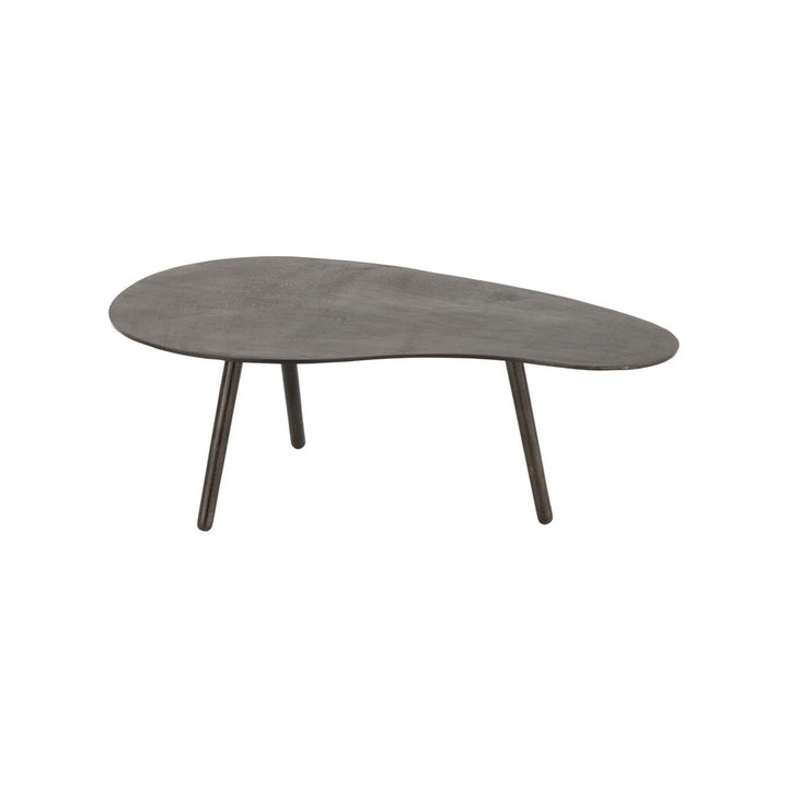 Table basse en aluminium/fer noir petit | Designix -     - https://designix.fr