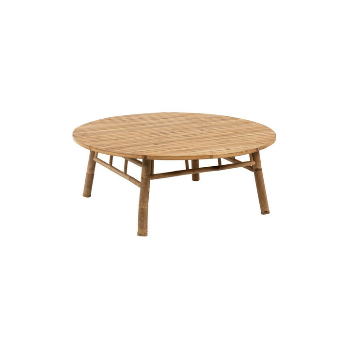 Table basse ronde en bambou naturel | Designix -     - https://designix.fr