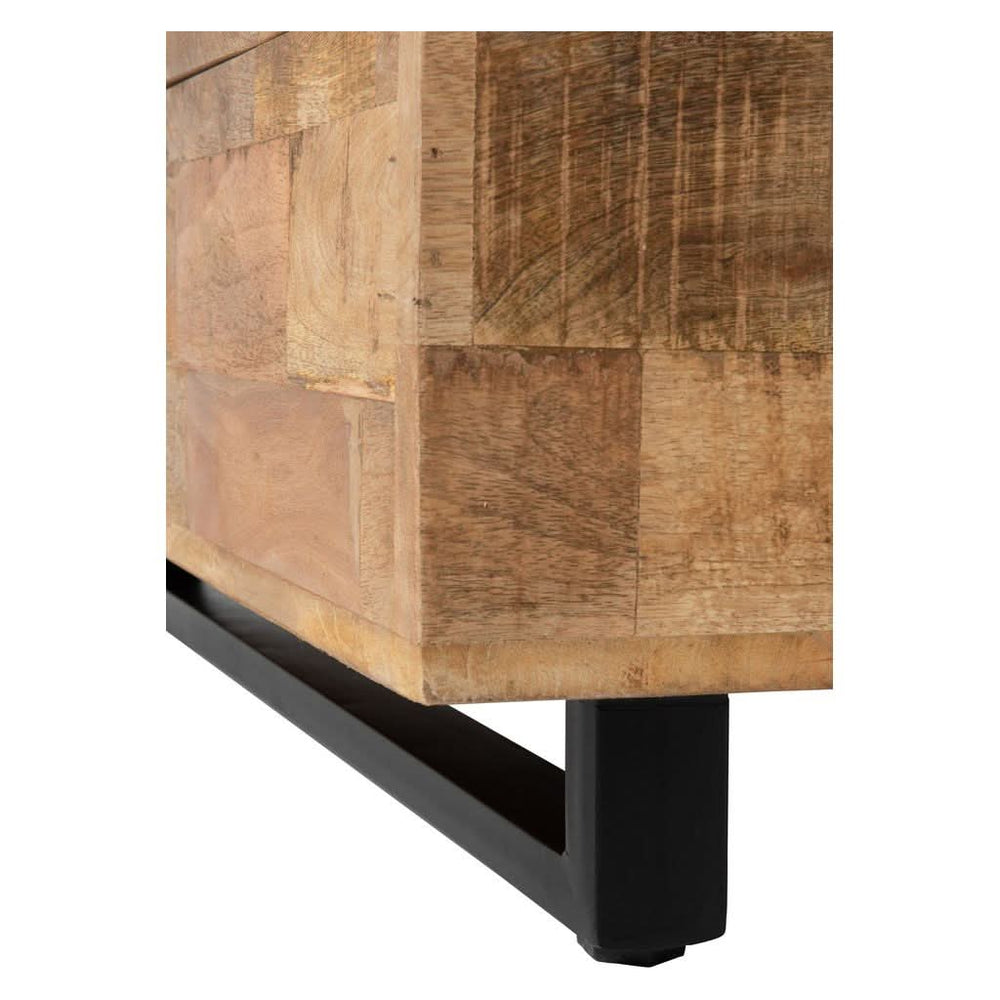 Coffre Table Basse Carrée Bois - Designix