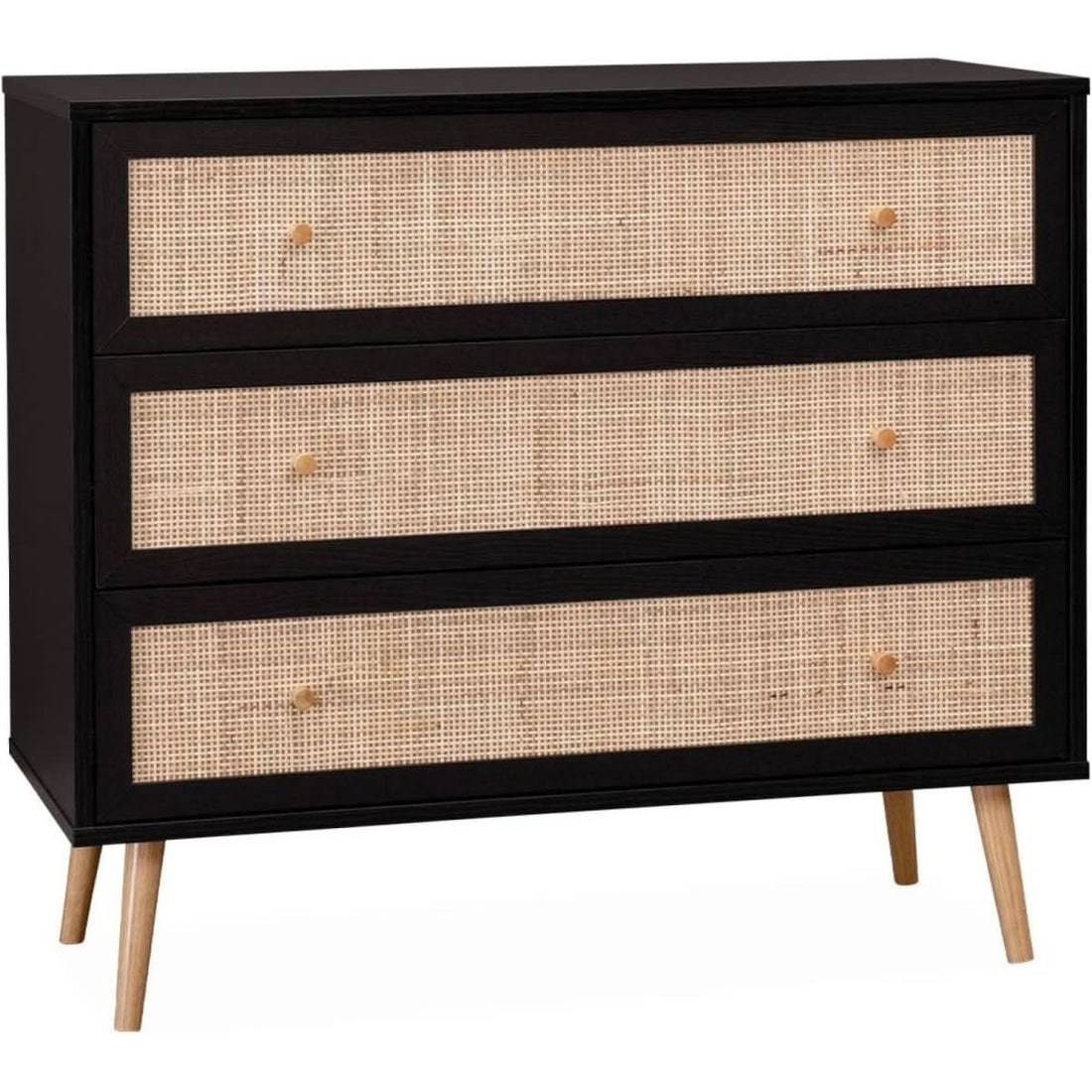 Commode Bois Cannage Bohème | Sulv