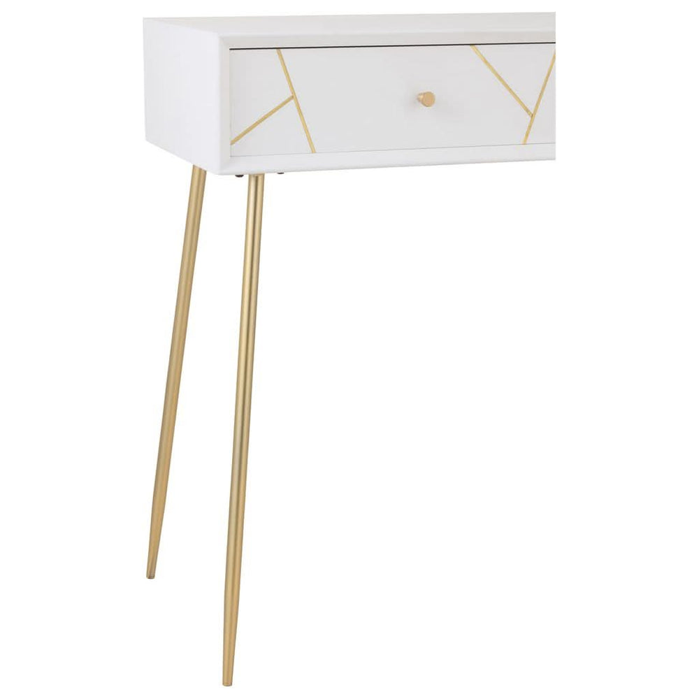 Console 2 Tiroirs Bois Métal - Designix