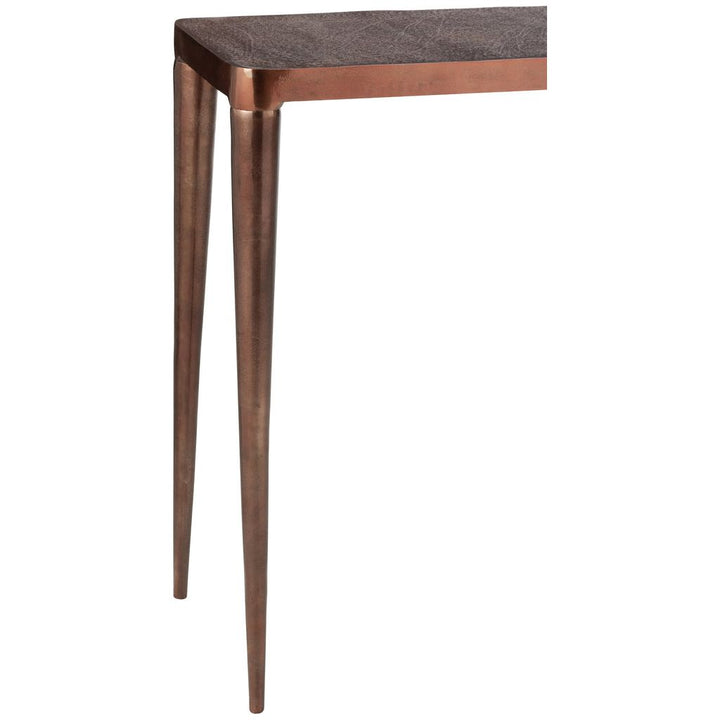 Console Aluminium Bronze Élégante - Designix