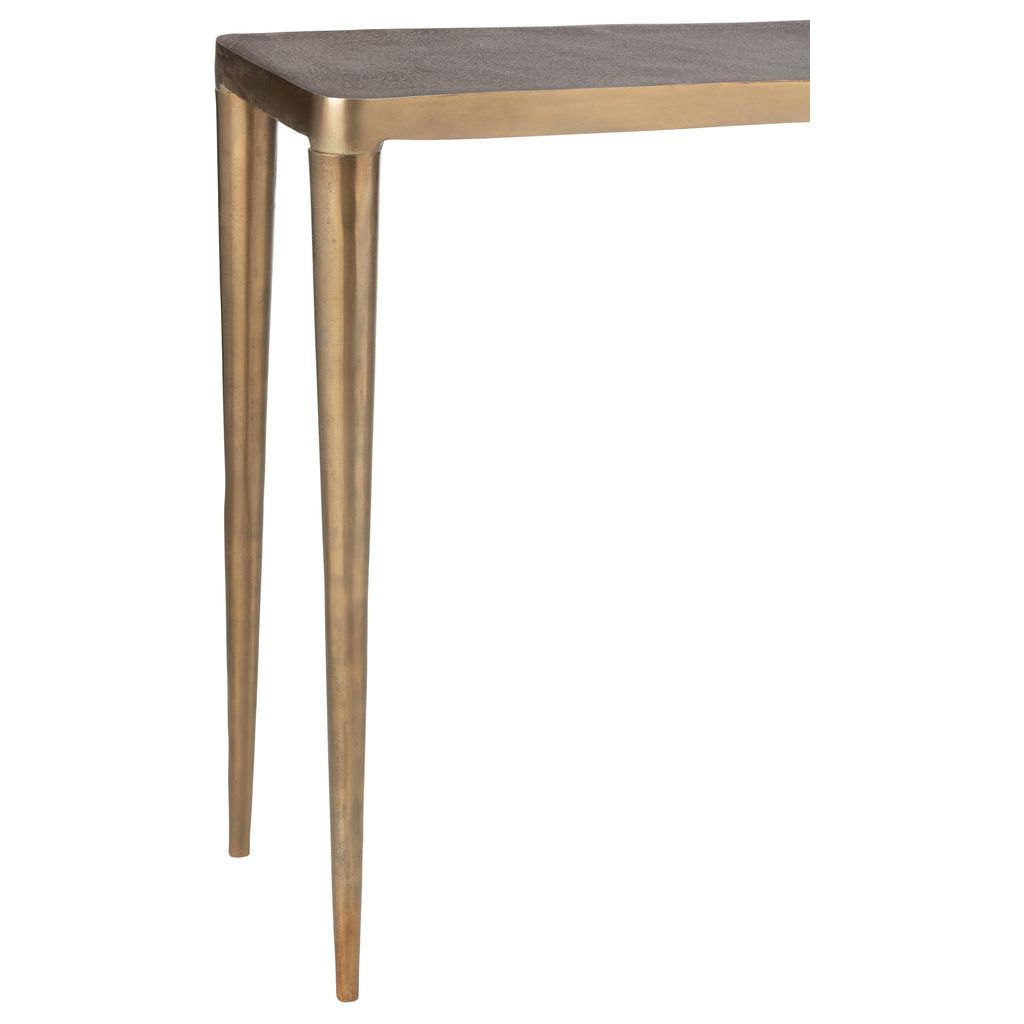Console Aluminium Or Élégante - Designix