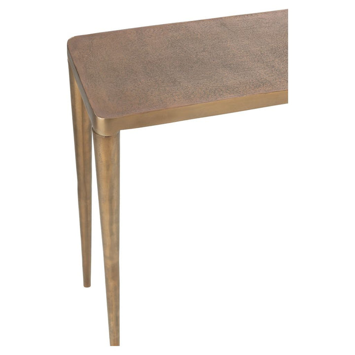 Console Aluminium Or Élégante - Designix