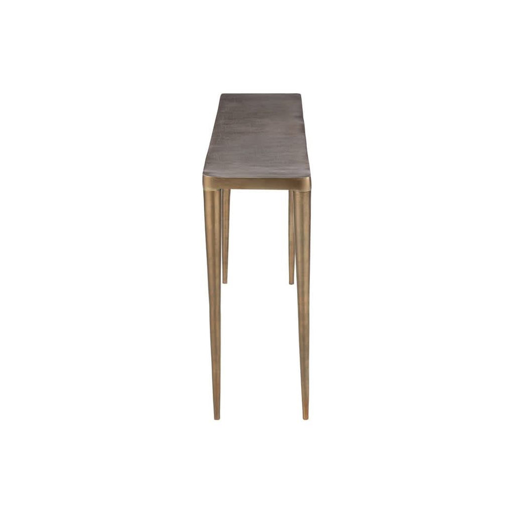 Console Aluminium Or Élégante - Designix