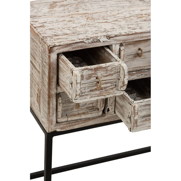 Console Avec 8 Tiroirs En Bois - Designix