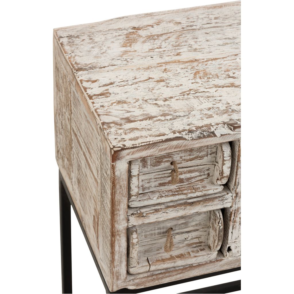 Console Avec 8 Tiroirs En Bois - Designix